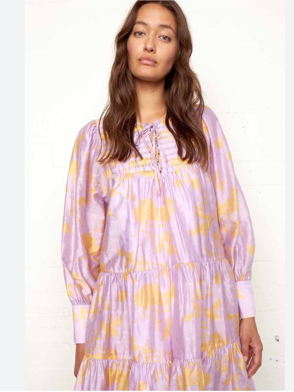 Second Female Lyna Dress In Orchid Bloom Size XS